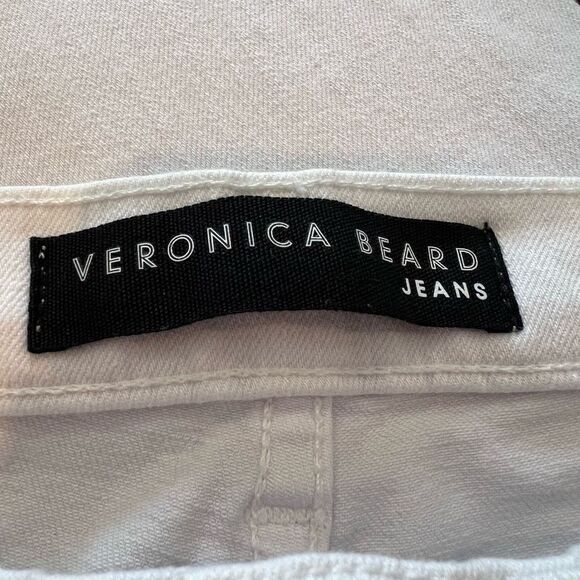 Veronica Beard Brooke 8.5” Skinny White Jeans Size 27 - Picture 6 of 9